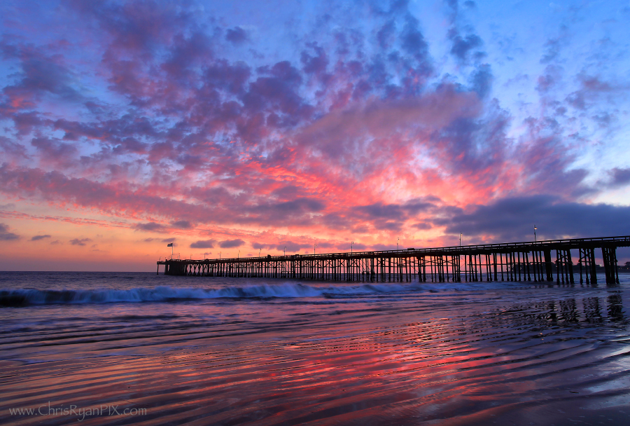 Purple Ventura Pier Sunset