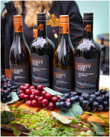 Event Photograph of wine bottles with grapes (ChrisRyanPIX)