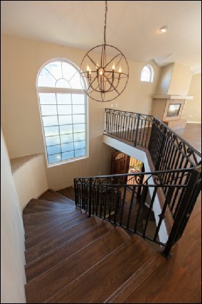 Chris Ryan Real Estate Photo of beautiful wood interior staircase (ChrisRyanPIX)
