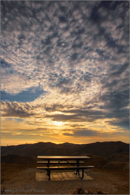 Picnic Sunset at Harmon Canyon
