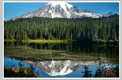 Mount Rainier Washington Reflection Lake