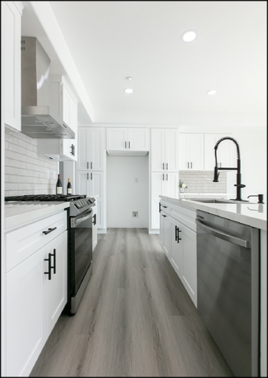 Gourmet Kitchen Interior with Stainless Appliances (Real Estate Photography)