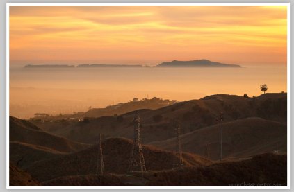Towers over Harmon Canyon