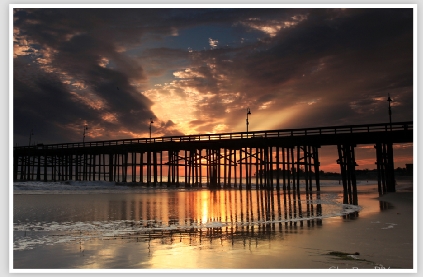Dark Reflections at the Ventura Pier