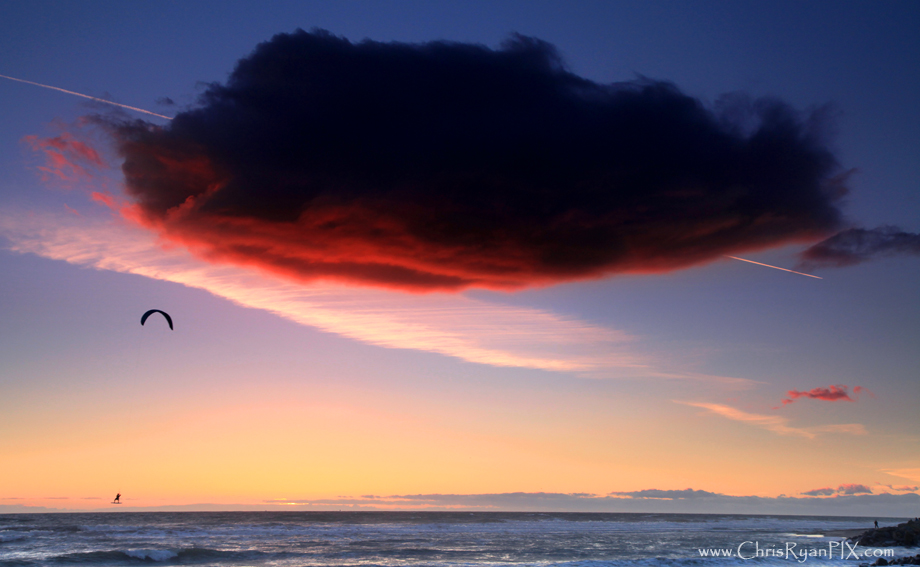 Wind Surfer off Ventura Beach