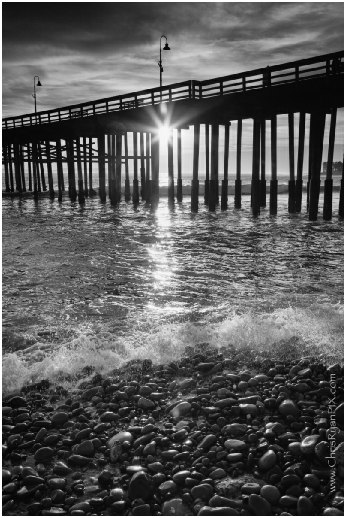 Ventura Pier in Black and White