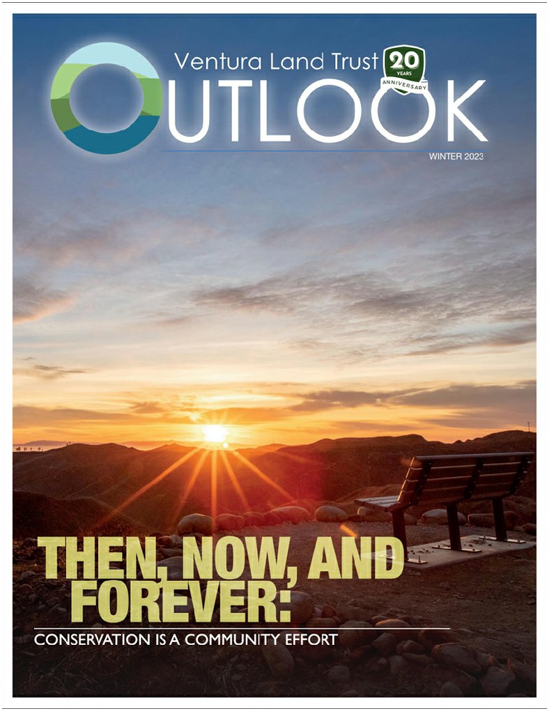 Ventura Land Trust Outlook Newsletter (Cover Photo by Chris Ryan)