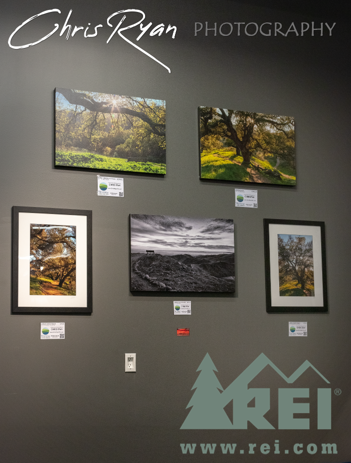 Chris Ryan Photography on display at REI (Oxnard)