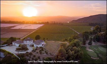 Aerial Photo of real estate property using drone